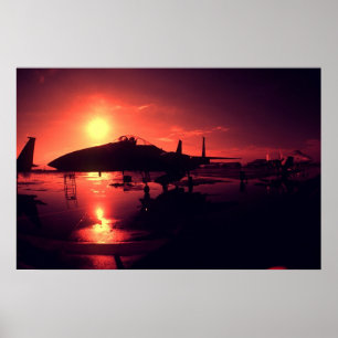 F-15 Adler Fighter Jet Poster
