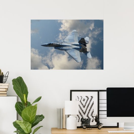 F-15 Adler im Flug Poster (Heimbüro)