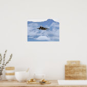 F-15-Adlerflugzeug Poster (Küche)