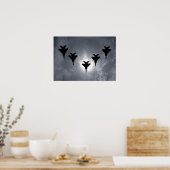 F-15-Adlerflugzeug Poster (Küche)