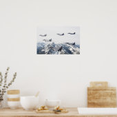 F-15-Adlerflugzeug Poster (Küche)
