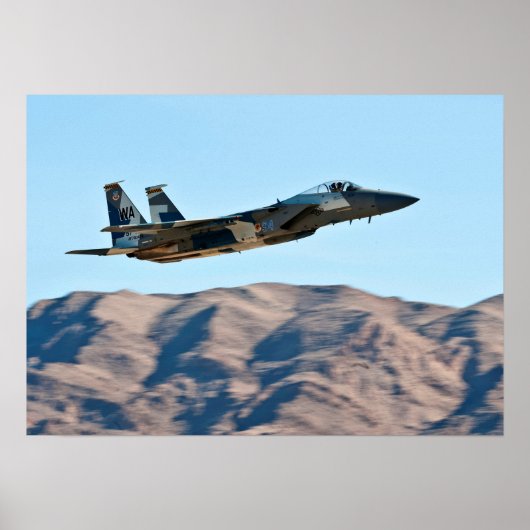 F-15-Adlerflugzeug Poster (Vorne)