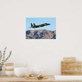 F-15-Adlerflugzeug Poster (Küche)