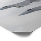 F-15-Adlerflugzeug Poster (Ecke)