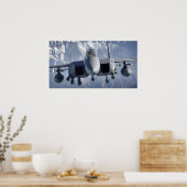 F-15-Adlerflugzeug Poster (Küche)