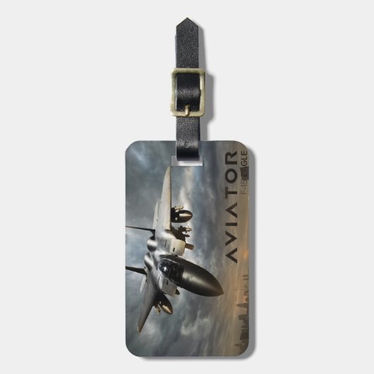 F-15 Eagle Düsenjäger Gepäckanhänger (Vorderseite vertikal)