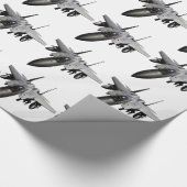 F-15 Eagle Düsenjäger Geschenkpapier (Ecke)
