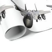 F-15 Eagle Düsenjäger Geschenkpapier (Rolleneckpunkt)