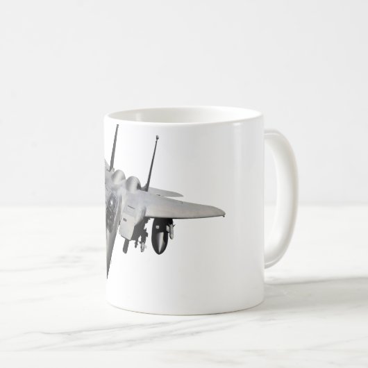 F-15 Eagle Düsenjäger Kaffeetasse (VorderseiteRechts)