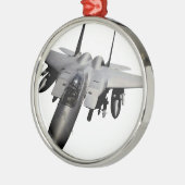 F-15 Eagle Düsenjäger Ornament Aus Metall (Links)