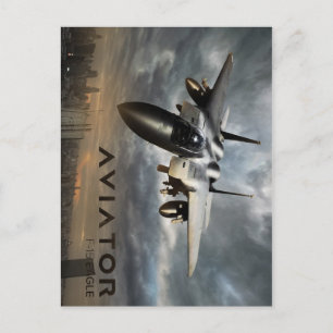 F-15 Eagle Jet Fighter Postkarte