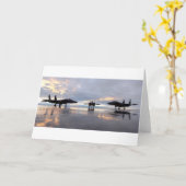 F-15 Eagle Kampfflugzeug Karte (Gelbe Blume)