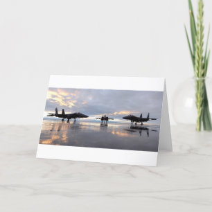 F-15 Eagle Kampfflugzeug Karte