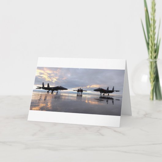 F-15 Eagle Kampfflugzeug Karte (Vorderseite)