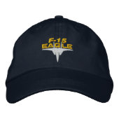 F-15 High Tech Eagle Golf Hat Bestickte Kappe (Vorderseite)