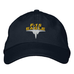 F-15 High Tech Eagle Golf Hat Bestickte Kappe