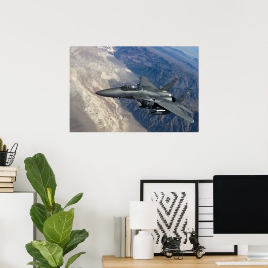 F-15 Strike Eagle Poster (Heimbüro)