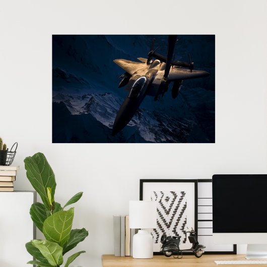 F-15 Strike Eagle Poster (Heimbüro)