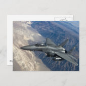 F-15 Strike Eagle Postkarte (Vorne/Hinten)
