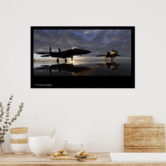 F-15 Strike Eagles Poster (Küche)