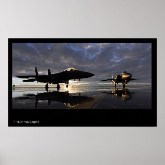 F-15 Strike Eagles Poster (Vorne)