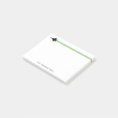 F-15 Stripter Jet Individuelle Name Notepad Post-it Klebezettel (angewinkelt)