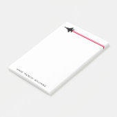 F-15 Stripter Jet Individuelle Name Notepad Post-it Klebezettel (angewinkelt)