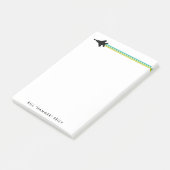 F-15 Stripter Jet Individuelle Name Notepad Post-it Klebezettel (angewinkelt)