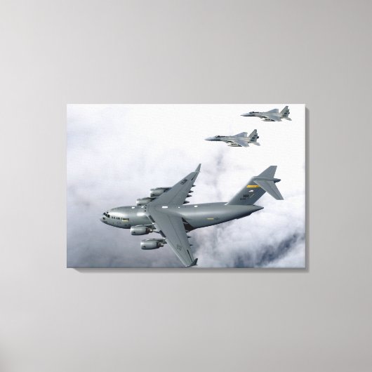 F-15B Adler begleiten den ersten auf Hawaii basier Leinwanddruck (Vorderseite)