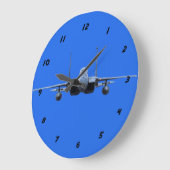 F-15C Eagle Clock Große Wanduhr (Winkel)