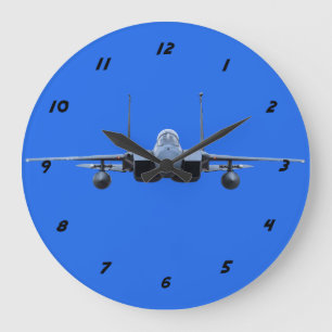 F-15C Eagle Clock Große Wanduhr