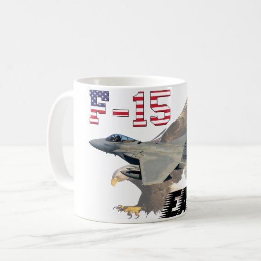F-15C Eagle Kaffeetasse (Vorderseite Links)