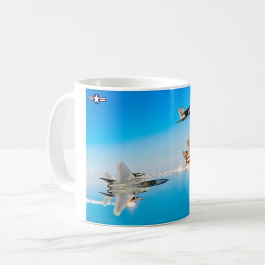 F-15C EGFL KAFFEETASSE (Vorderseite Links)