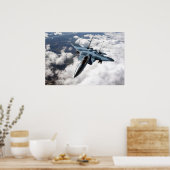 F-15C über Alaska-Poster Poster (Küche)