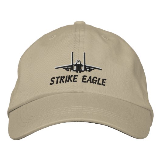 F-15E Golf Hat Bestickte Kappe (Vorderseite)