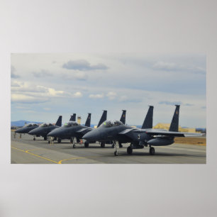 F-15E Streik Eagles Poster