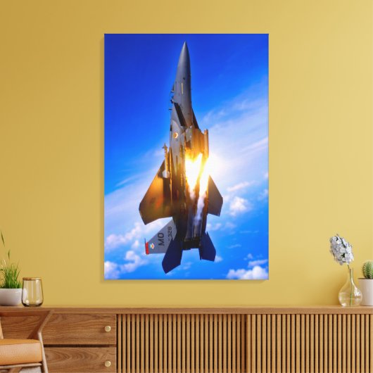 F-15E STRIKE EAGLE 24x36 Leinwanddruck (Insitu (Wohnzimmer))