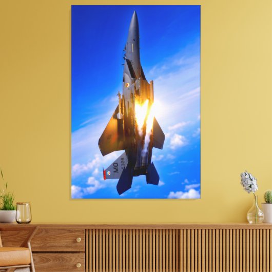 F-15E STRIKE EAGLE 32x48 Leinwanddruck (Insitu (Wohnzimmer))