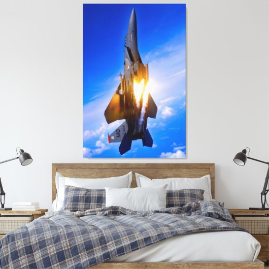 F-15E STRIKE EAGLE 32x48 Leinwanddruck (Insitu (Schlafzimmer))
