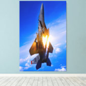 F-15E STRIKE EAGLE 32x48 Leinwanddruck (Insitu (Holzboden))
