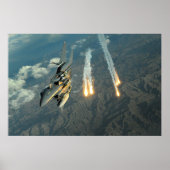 F-15E Strike Eagle Aircraft Poster (Vorne)