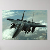 F-15E Strike Eagle Aircraft Poster (Vorne)