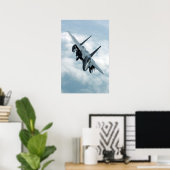 F-15E Strike Eagle Aircraft Poster (Heimbüro)