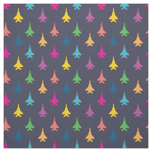 F-15E Strike Eagle Fighter Jets Muster Regenbogen Stoff (Muster)