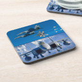 F-15E STRIKE EAGLE GETRÄNKEUNTERSETZER (Linke Seite)