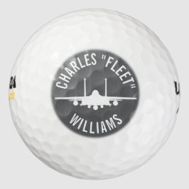F-15E Strike Eagle Golf Ball Gray mit Individuelle
