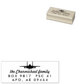 F-15E Strike Eagle Jet Custom Rücksendeadresse Bri Gummistempel (Stempel)