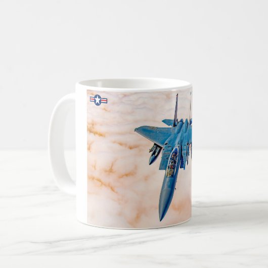 F-15E STRIKE EAGLE KAFFEETASSE (Vorderseite Links)