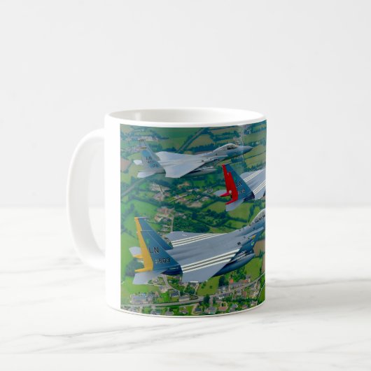 F-15E STRIKE EAGLE KAFFEETASSE (Vorderseite Links)