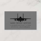 F-15E Strike Eagle Pilot Visitenkarte (Vorderseite)